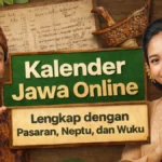 kalender Jawa online lengkap dengan pasaran neptu dan wuku