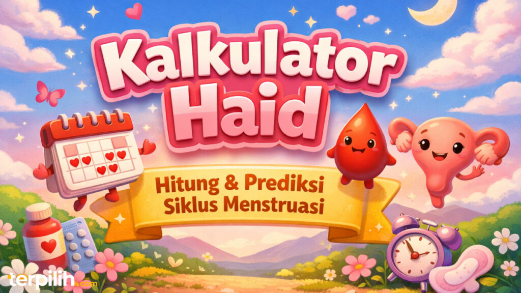 Ilustrasi kalkulator haid untuk menghitung dan memprediksi siklus menstruasi