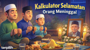 Ilustrasi selamatan orang meninggal dan perhitungan hari tahlilan