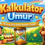 Ilustrasi kalkulator umur untuk menghitung usia berdasarkan tanggal lahir