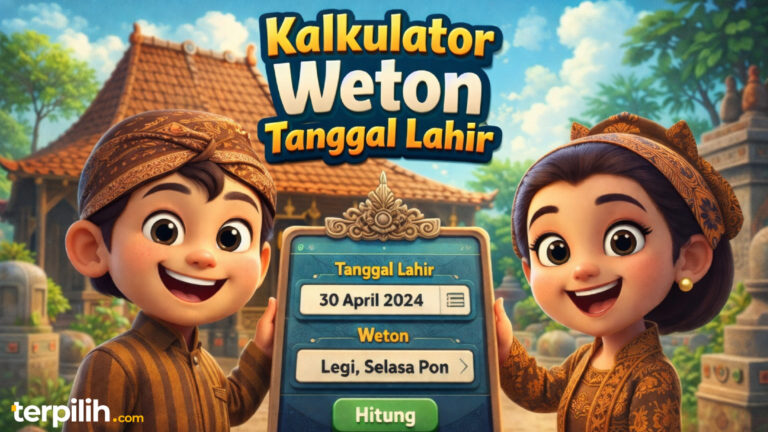 Kalkulator weton tanggal lahir untuk cek weton Jawa secara online