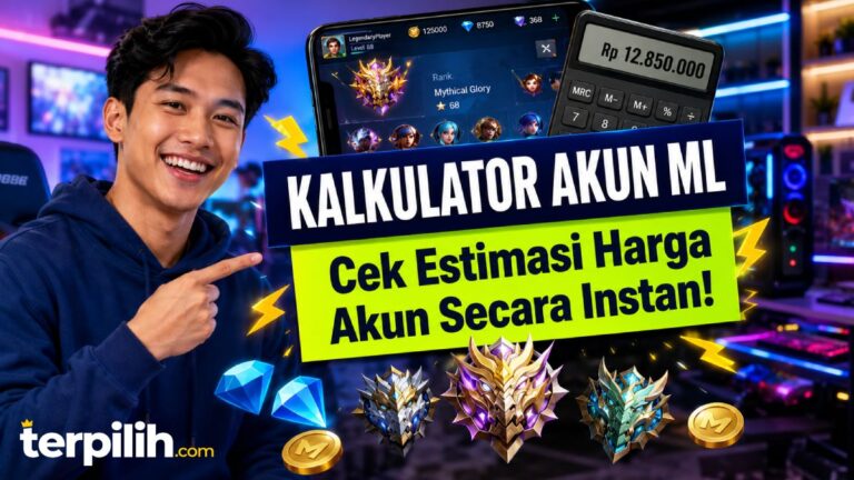 Kalkulator akun Mobile Legends untuk cek estimasi harga akun secara instan