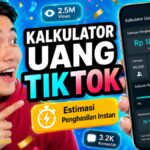 Kalkulator uang TikTok untuk estimasi penghasilan berdasarkan jumlah followers, views, dan engagement